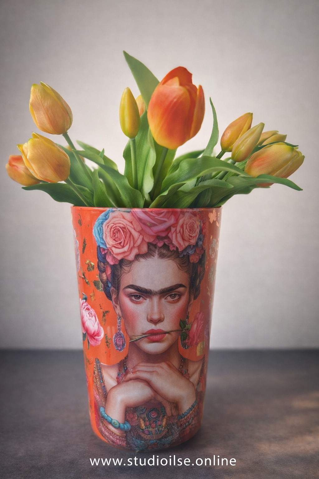 Vaas oranje